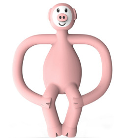 image of Matchstick Monkey Animal Teethers Pickle Pig with sku:329676
