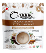 Organic Traditions Latte au chocolat avec ashwagandha et probiotiques
