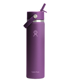 Hydro Flask Wide Mouth with Flex Straw Cap Beachplum Purple