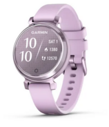 Garmin Lily 2 Lilas métalliques avec bande de silicone lilas