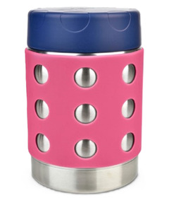Lunchbots Leak-Proof Thermal Lunch Container with Dots Pink