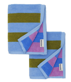 image of BAGGU Hand Towel Set Cabana Stripe Mix with sku:320320
