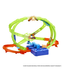 Hot Wheels Stunt Tracks Hypersphere Crash Out