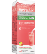 Hydralyte+ Poudre d'électrolytes, limonade à la fraise