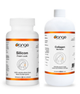 Collagène liquide Orange Naturals Silicon Fresh Look & Skin Revive BOGO