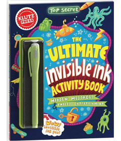 image of Klutzpress The Ultimate Invisible Ink Activity Book with sku:335164