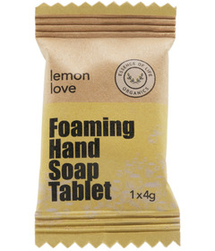 Essence of Life Organics Hand Soap Tablet Lemon Love