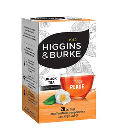 Higgins & Burke Black Tea Decaffeinated Orange Pekoe 