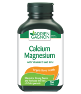 Magnésium calcium d'Adrien Gagnon + Vitamine D et Zinc