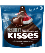 Chapeau de Père Noël en chocolat au lait Hershey's Kisses