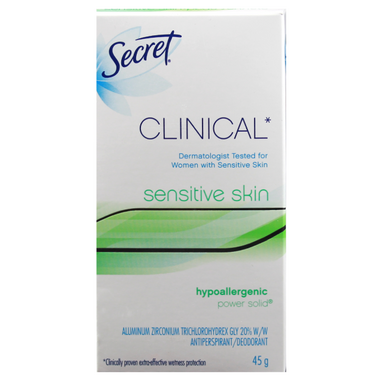 Secret Clinical Sensitive Skin Solid Deodorant Secret Clinical Sensitive Skin Solid Deodorant