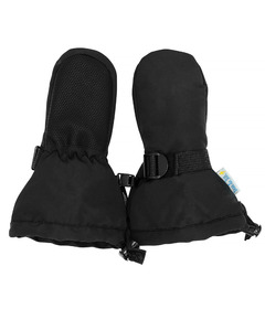 Jan & Jul Toasty-Dry Waterproof Snow Mittens Black