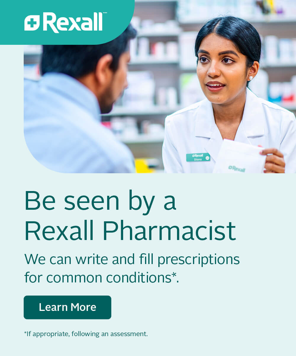 Be Seen by a Rexall Pharmacist
