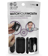 Geddy's Mom Watch Your Mouth USB Charger Safety Cover Pack Black