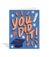 Halfpenny Postage Graduation Card You Did It Grad