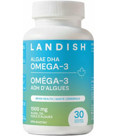 Landish Omega-3 Algae DHA Softgels