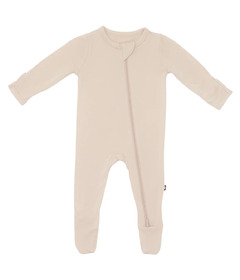 Kyte BABY Zippered Footie Bisque