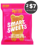 SmartSweets Fruity Gummy Bears Pouch 2 pour $7