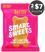 SmartSweets Fruity Gummy Bears Pouch 2 for $7