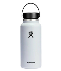 Hydro Flask Wide Mouth Flex Cap White