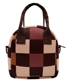 Mytagalongs Foodie Tote With Strap Check Mate