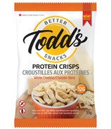 Todd's Better Snacks Protein Crisps White Cheddar