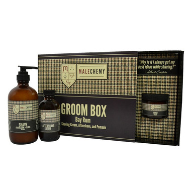 Malechemy by Cocoon Apothecary Bay Rum Groom Box Malechemy by Cocoon Apothecary Bay Rum Groom Box