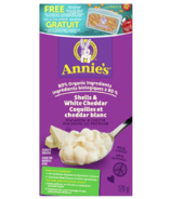 Annie's Homegrown Coquilles et cheddar blanc bio