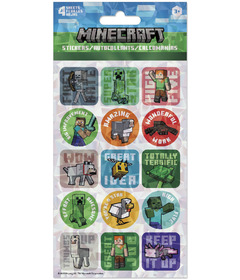Trends Educational Standard Sticker Sheets Minecraft