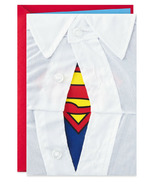 Carte d'anniversaire Signature Hallmark pour lui Superman Silhouette