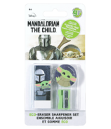 greenre Mandalorian The Child Eco-Eraser and Sharpener Set