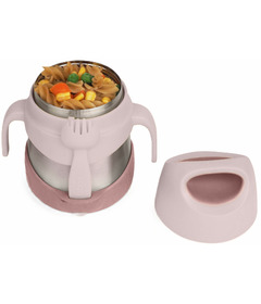b.box Insulated Food Jar with Spork Blush Crush