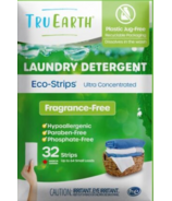 Détergent à lessive en bandes écolos de Tru Earth sans parfum