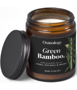 Bougie en cire de soja et bambou vert Osmology, cyprès, patchouli et orange