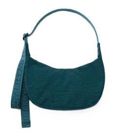 BAGGU Small Nylon Crescent Bag Deep Sea