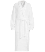 One Wednesday Waffle Knit Robe White