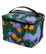 BAGGU Puffy Cooler Bag Orange Tree Periwinkle