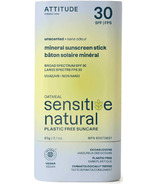 ATTITUDE Sensitive Skin Stick Mineral Unscented SPF30