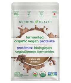 Genuine Health Fermented Organic Vegan Proteins+ Chocolate