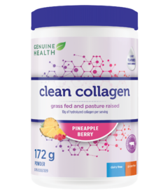 Genuine Health Clean Collagen Bovine Pineapple Berry