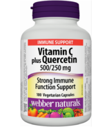 Webber Naturals Vitamin C & Quercetin 500/250mg