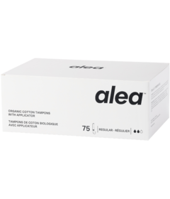 Alea Organic Cotton Tampons with Cardboard Applicator Regular