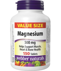 image of Webber Naturals Magnesium 500mg with sku:336794