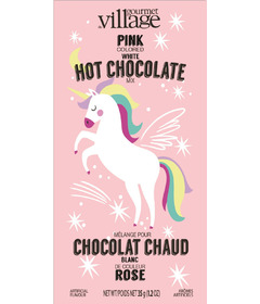 Gourmet Du Village Unicorn Pink Mini White Hot Chocolate Mix