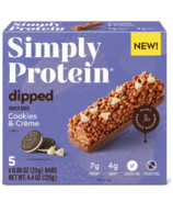 Simply Protein Cookies & Creme Dipped Bar