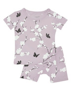 Kyte Bébé à manches courtes Tout-petit Pajama Set Cherry Blossom