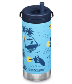 image of Klean Kanteen Kids TKWide Insulated Water Bottle with Twist Cap Surfer with sku:283325