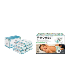 The Honest Company Classic Wipes and Above It All + Barnyard Babies Bundle
