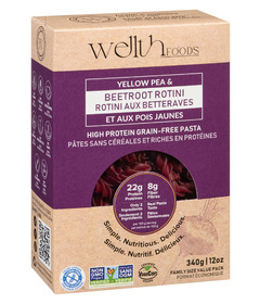 Wellth Foods High Protein Grain-Free Pasta Beetroot Rotini