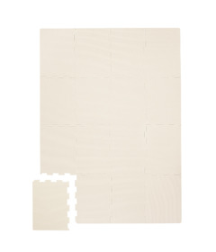 3 Sprouts EVA Foam Puzzle Mat Cream